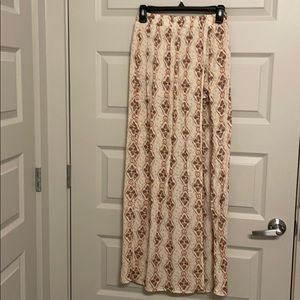 Two Piece Set! Crop Top & High Waisted Maxi Skirt